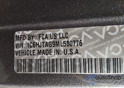 2021 Jeep Gladiator Willys 4X4 from USA, damaged, VIN 1C6HJTAG9ML580776